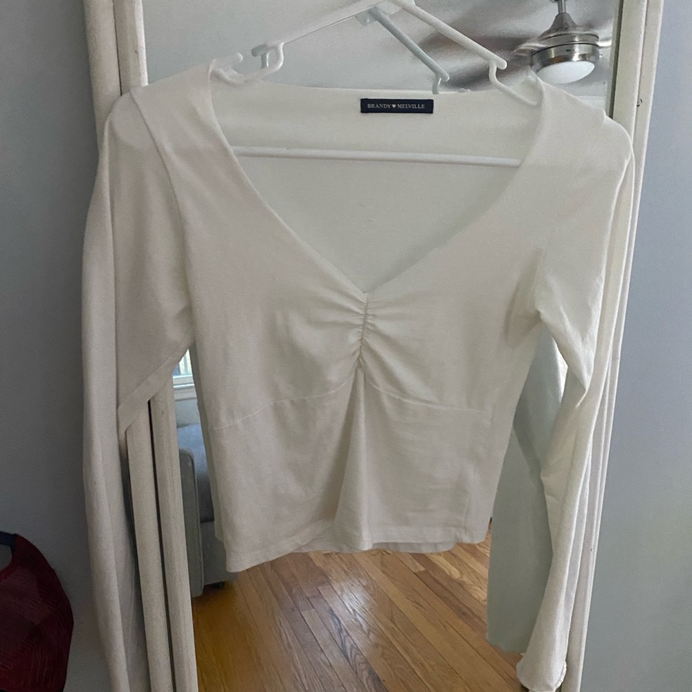 Brandy Melville White Crop Top